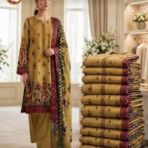 Vol-1384 Digital Karandi Ladies Suit (Design 10)
