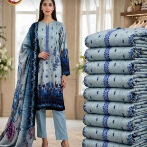 Vol-1384 Digital Karandi Ladies Suit (Design 9)