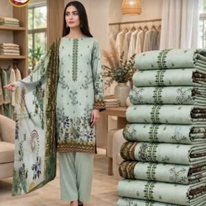 Vol-1384 Digital Karandi Ladies Suit (Design 6)