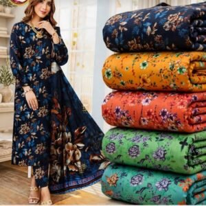 Vol-8112 Digital Linen Ladies Suit (Design 4)